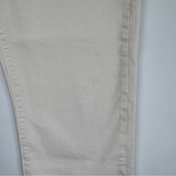 LOFT High Rise Straight Frayed Hem Jean - Picture 13 of 13